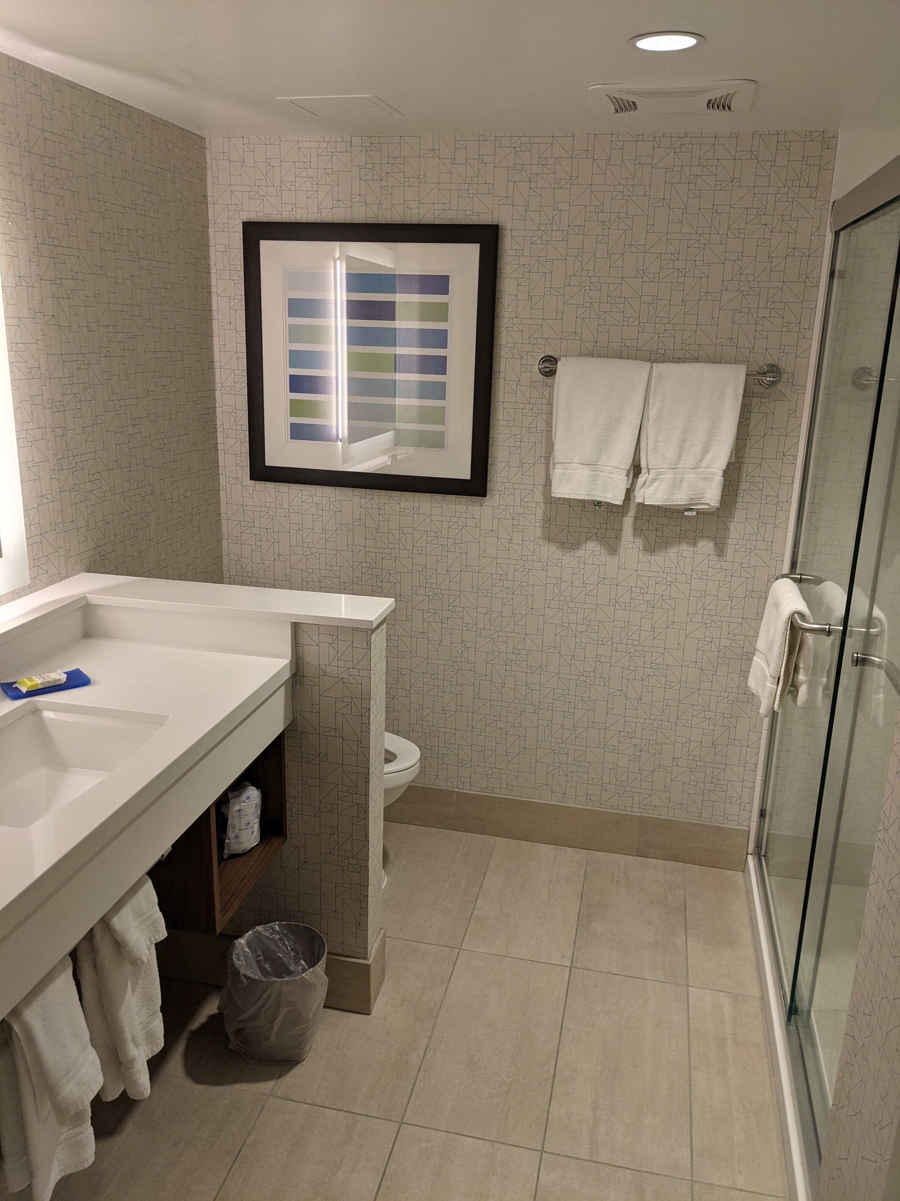 文图拉港快捷假日&套房酒店-浴室