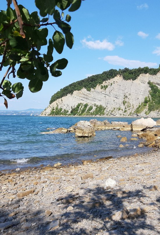 Plaža mesečev zaliv-Strunjan必去景点