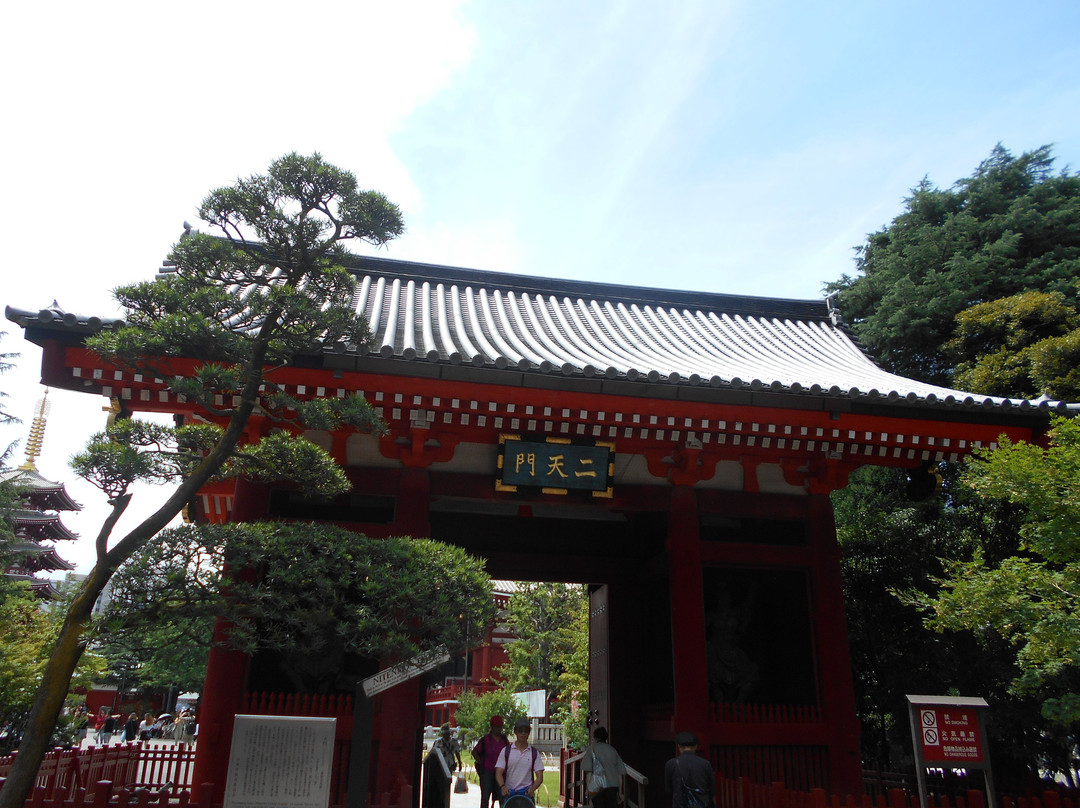 Senso-ji Temple Nitemmon Gate-Asakusa必去景点