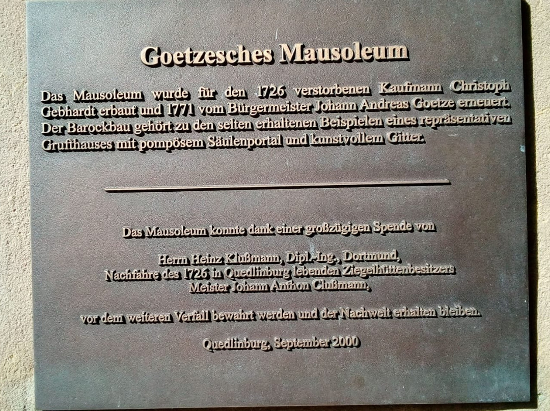 Goetzsches Mausoleum