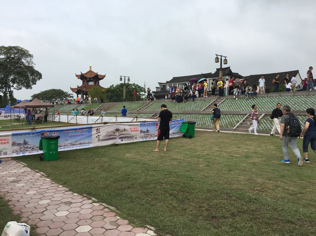 海宁盐官观潮景点图片