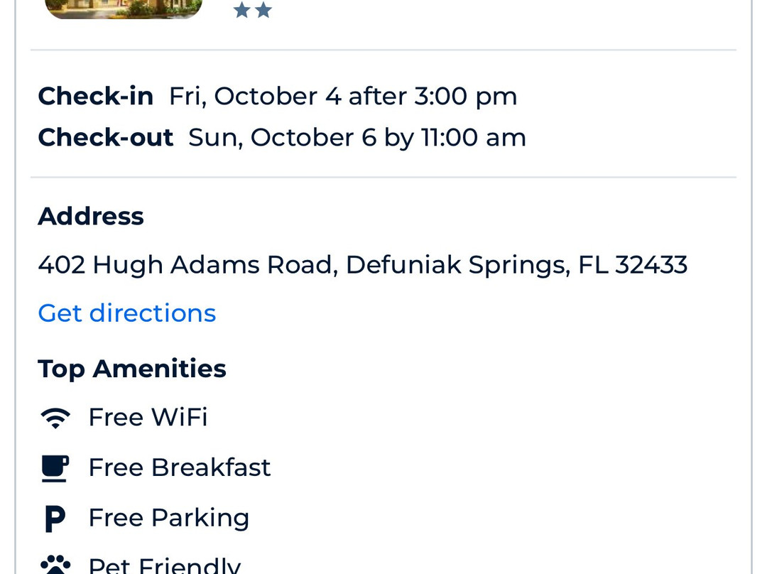 Super 8 by Wyndham Defuniak Springs主图