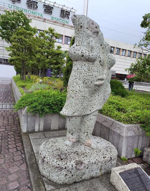 Gyoza Dumpling Statue-宇都宫市必去景点
