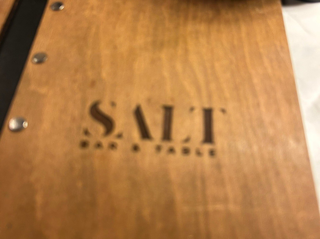 Salt Bar And Table