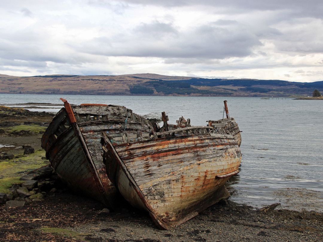 Ship Wreck at Salen Beach-Salen必去景点