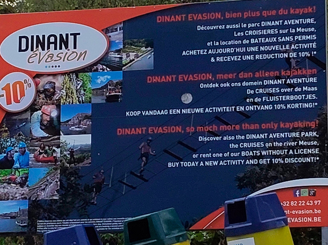 Dinant Evasion - Lesse Kayaks-迪南必去景点