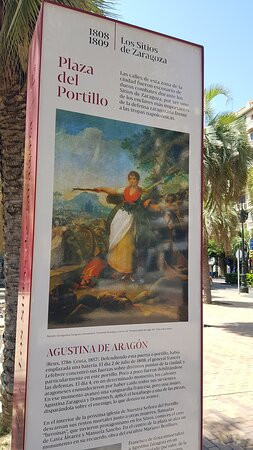 Monumento a Agustina de Aragon-萨拉戈萨省必去景点