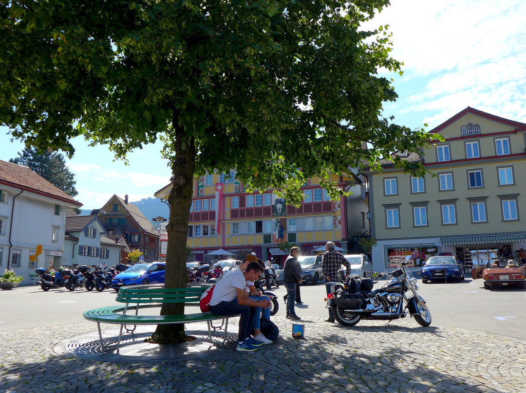 Landsgemeinde-Brunnen - Cantonal Assembly Fountain-Appenzell必去景点
