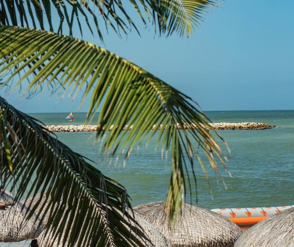 Isla Tierra Bomba酒店住宿-Palmarito Beach Hotel