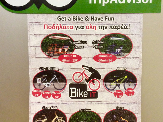 BikeIT Bicycle Rentals-塞萨洛尼基必去景点