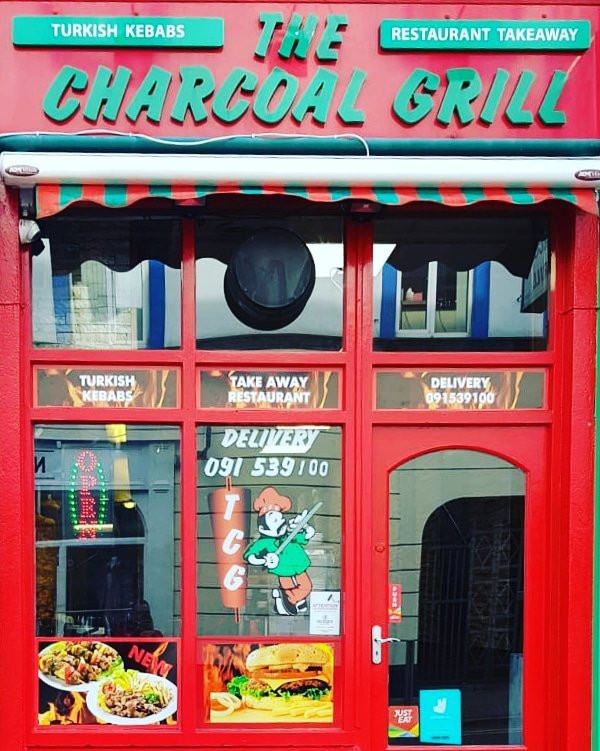 The charcoal grill cross street