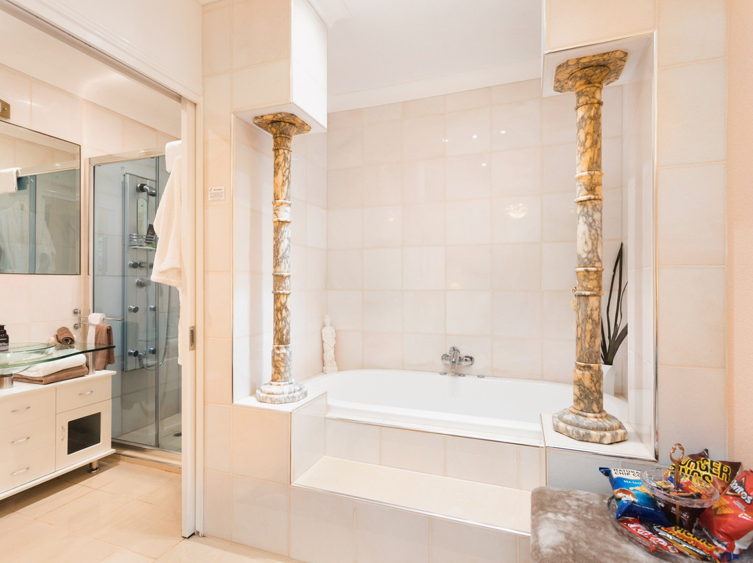 德拉罗莎别墅家庭旅店主图