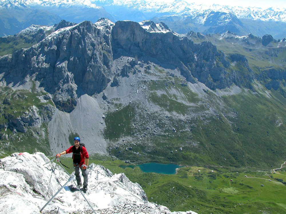 Klettersteig Sulzfluh景点图片