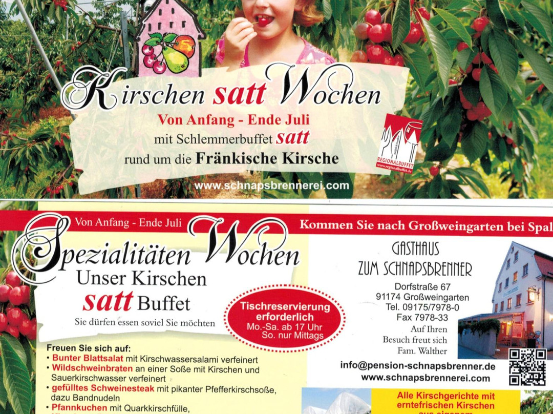 Pleinfeld酒店住宿-Landgasthof zum Schnapsbrenner