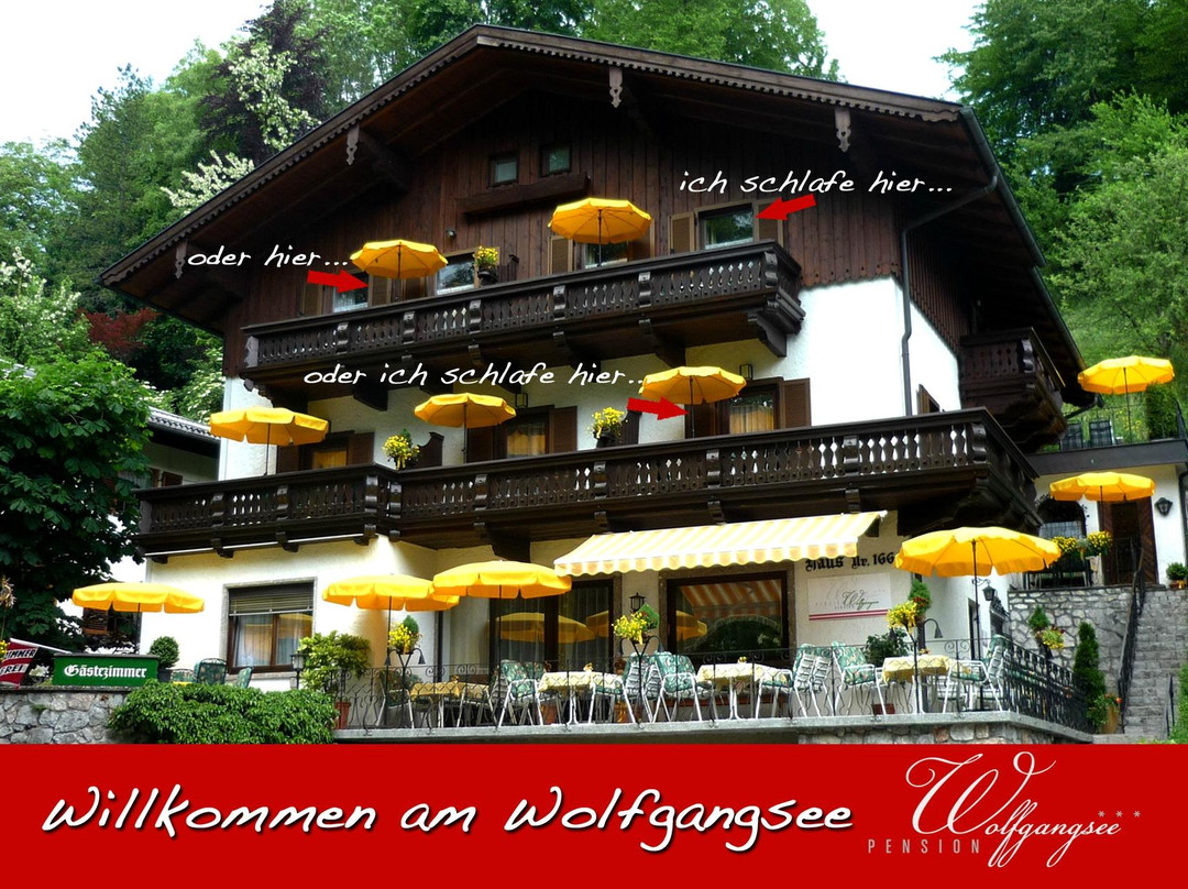 Sankt Wolfgang im Salzkammergut酒店住宿-沃夫冈膳食公寓酒店