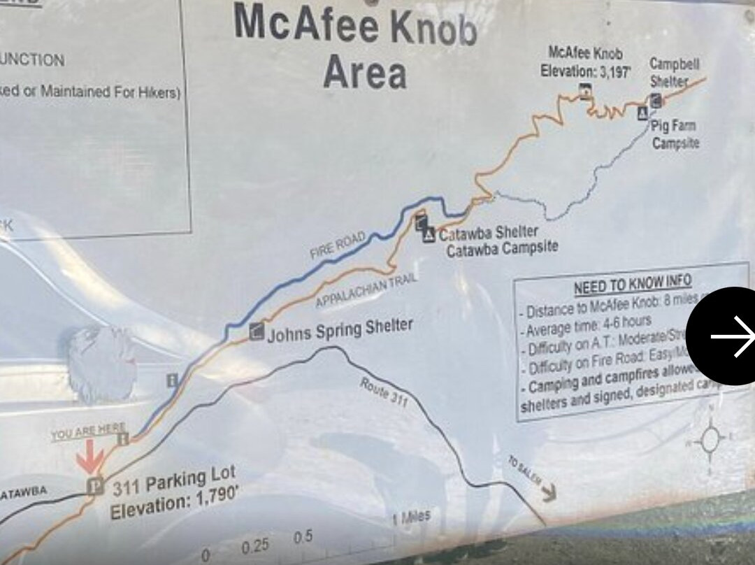 McAfee Knob-Catawba必去景点