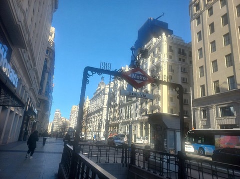 Estación De Metro De Gran Vía-马德里必去景点