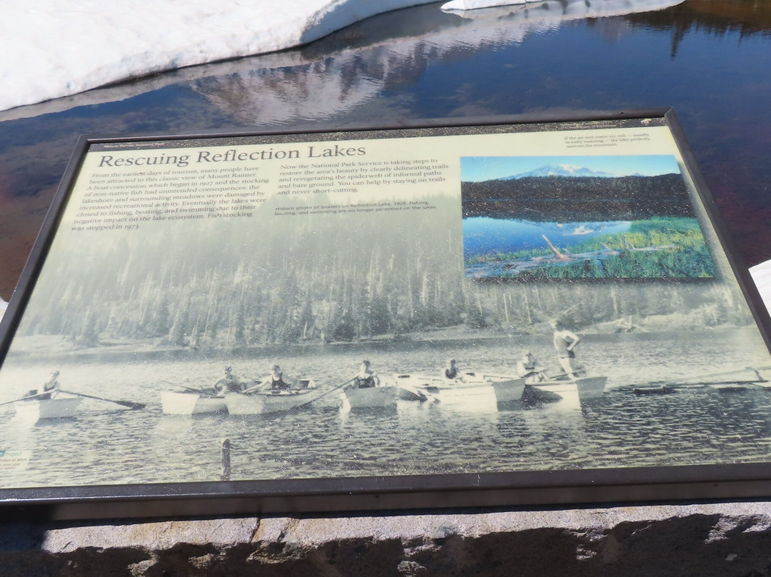 Reflection Lakes-雷尼尔山国家公园必去景点