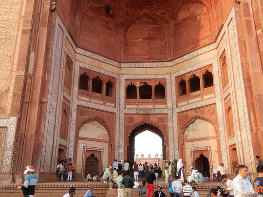 Shahi Darwaza Gate-法塔赫布尔西格里必去景点