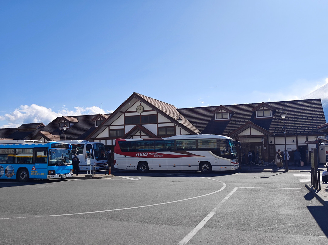 Kawaguchiko Station Bldg.-富士河口湖町必去景点