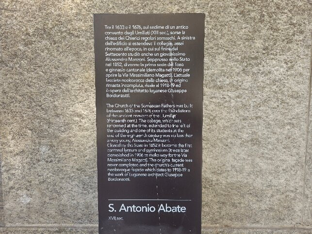 Chiesa di Sant' Antonio Abate-卢加诺必去景点