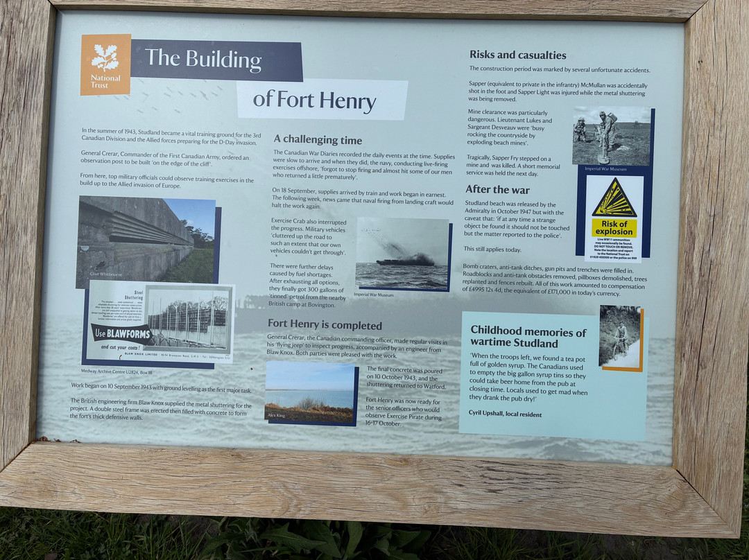 Fort Henry-Studland必去景点
