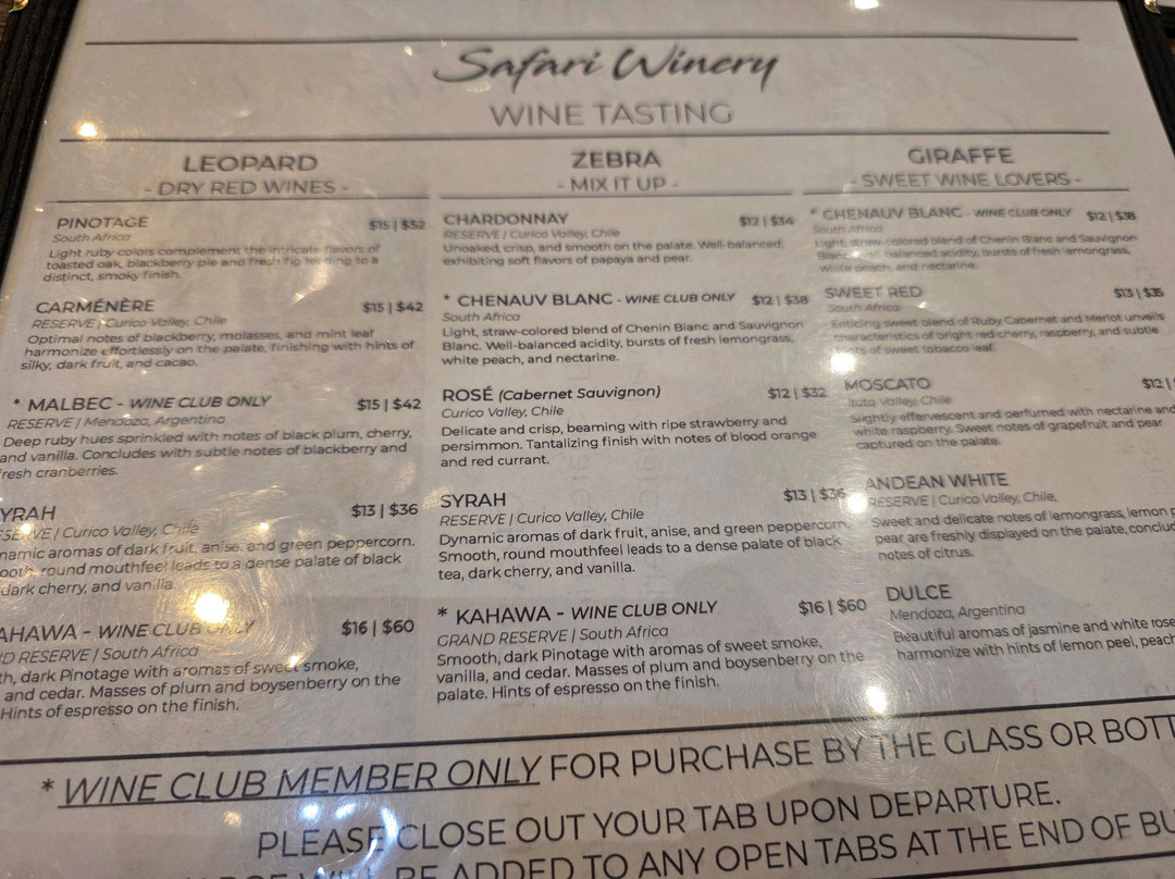 Safari Winery-弗雷德里克斯堡必去景点