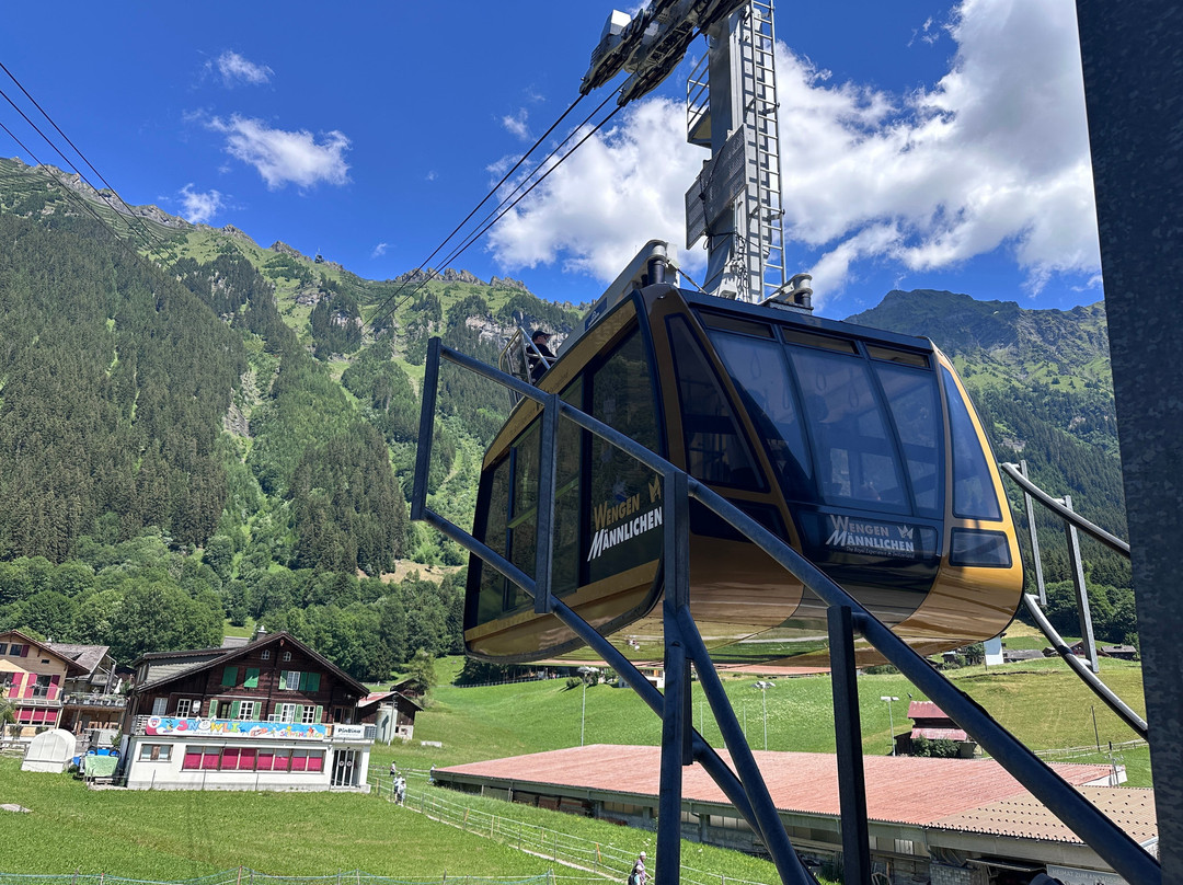 Luftseilbahn Wengen-Männlichen-翁根必去景点