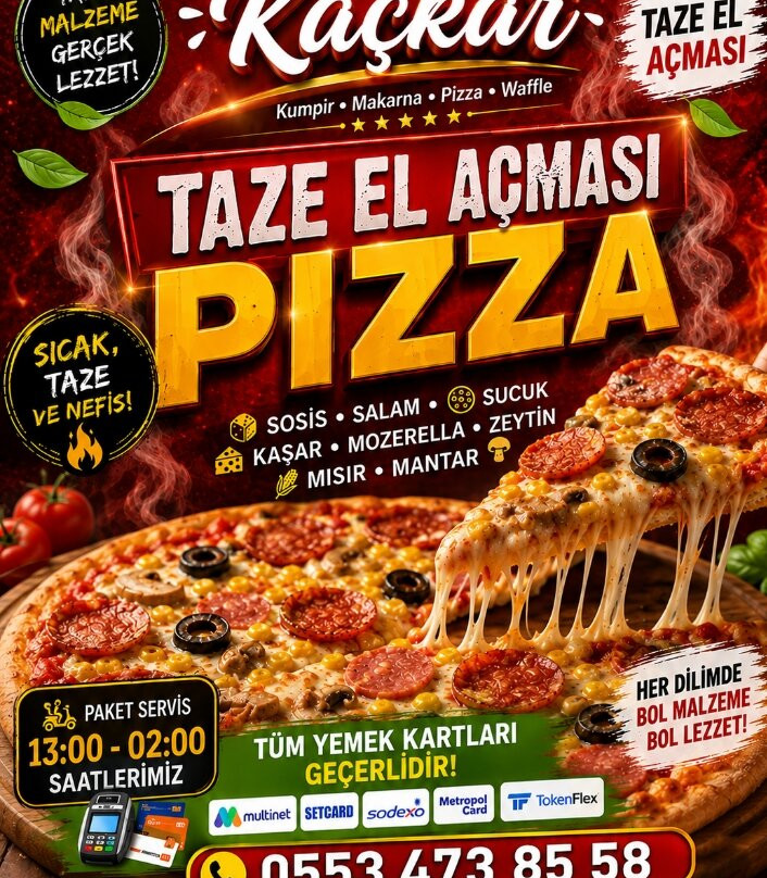 TekTat Kaçkar Kumpir & Fettuccine Pasta & Waffle & Pizza