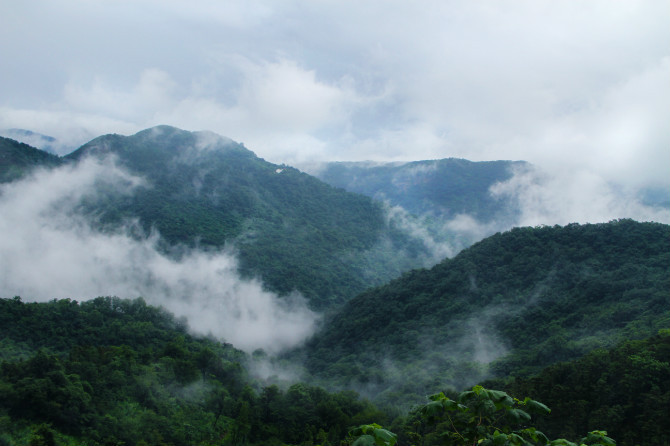 红安天台山景点图片