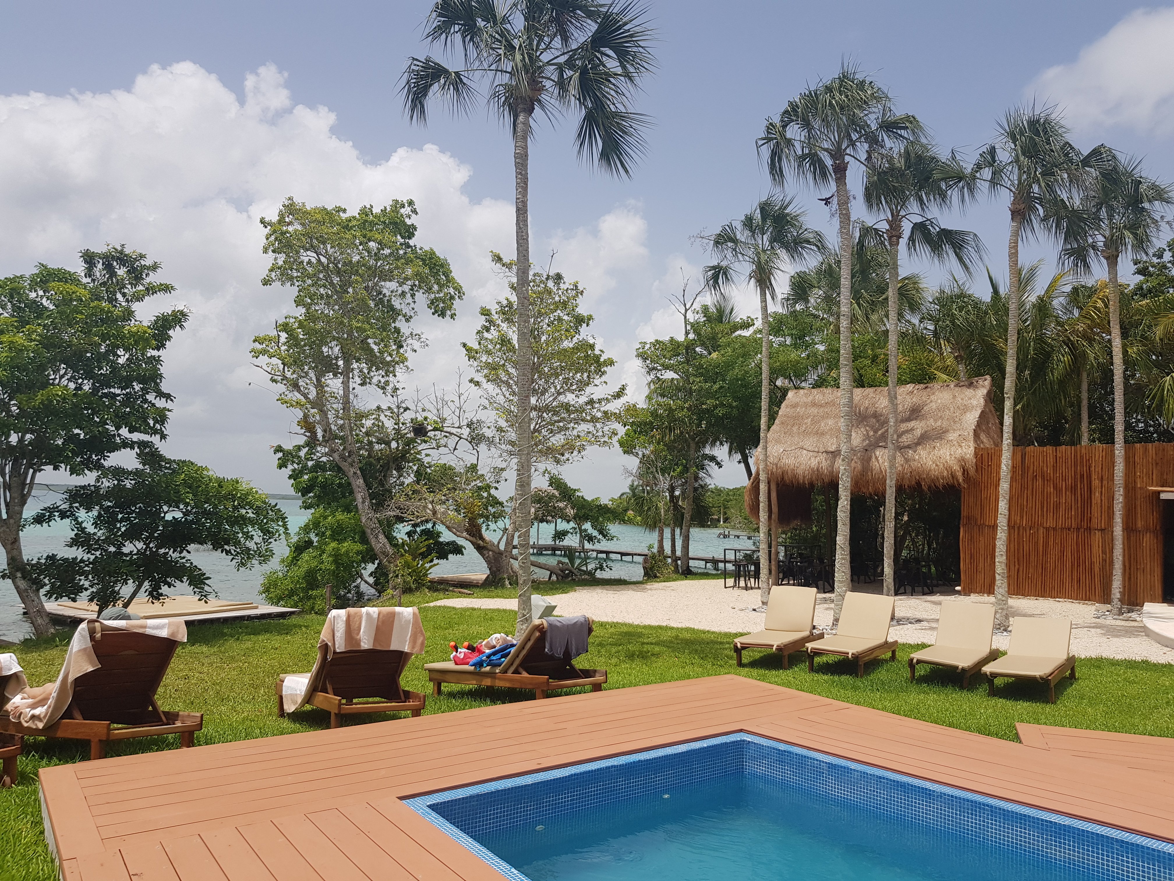 Bacalar 777 Hotel Boutique-泳池
