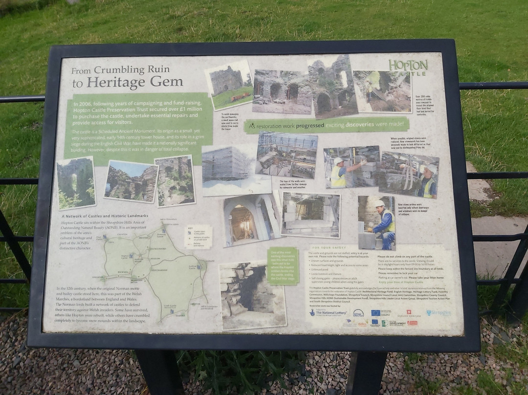 Hopton Castle Ruin-Hopton Castle必去景点