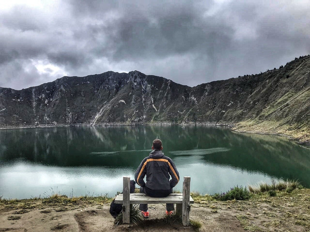 Sendero al Fondo del Crater-Quilotoa必去景点