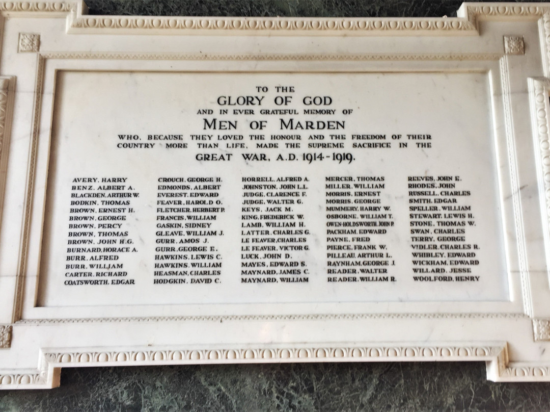 Marden War Memorial景点图片