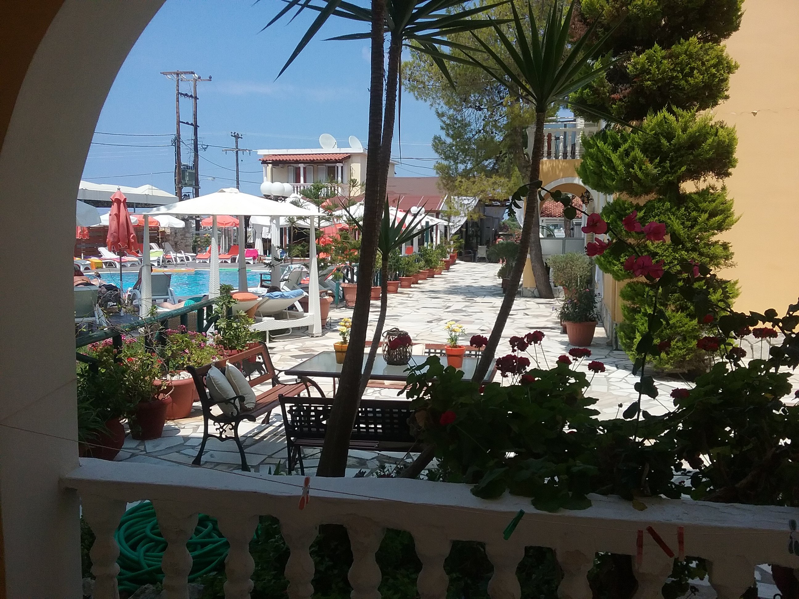 Panorama Studios Apartments-泳池