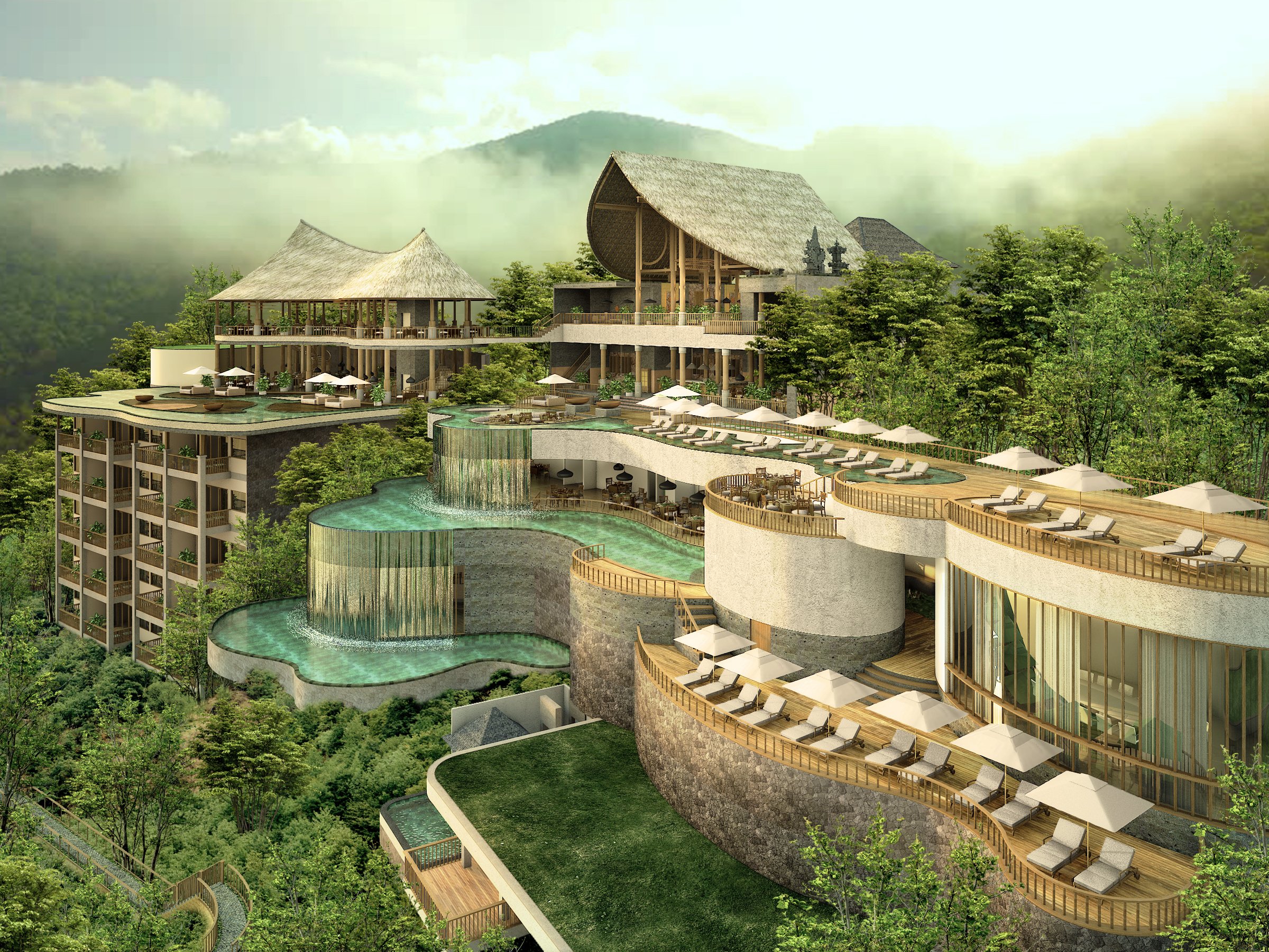 The Kayon Jungle Resort-泳池