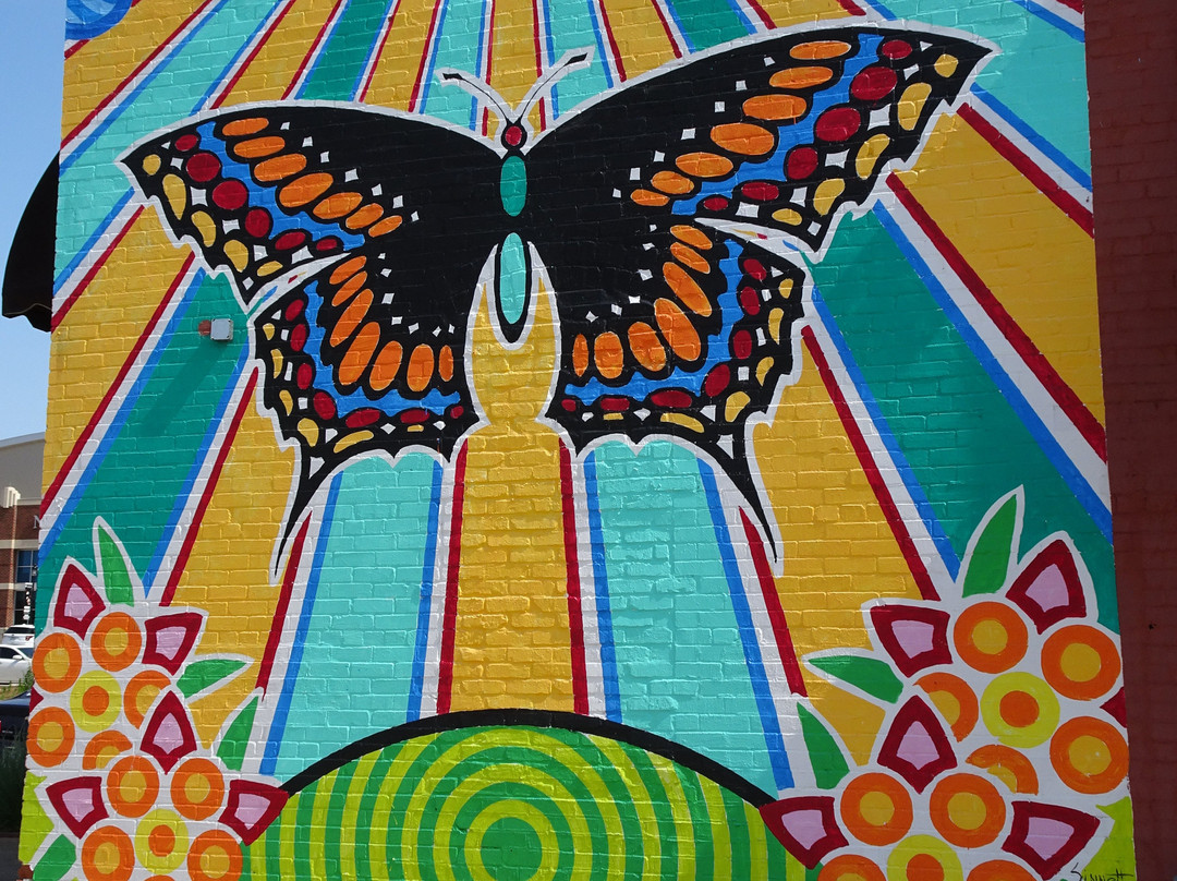 Butterfly Mural-Enid必去景点