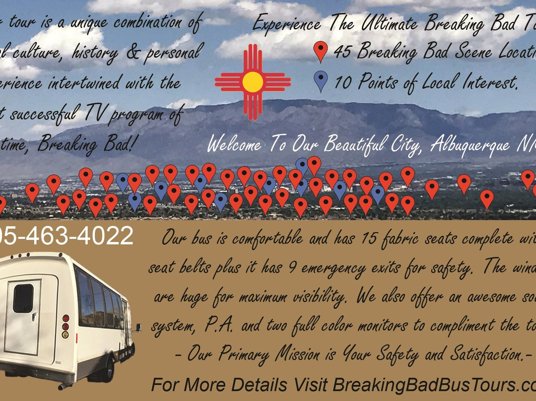 Breaking Bad Bus Tours-阿尔伯克基必去景点