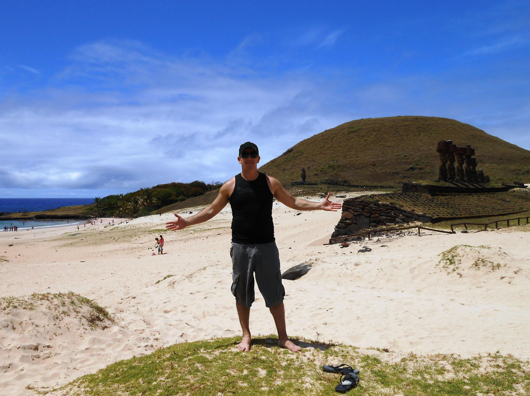 Anakena Beach-复活节岛必去景点