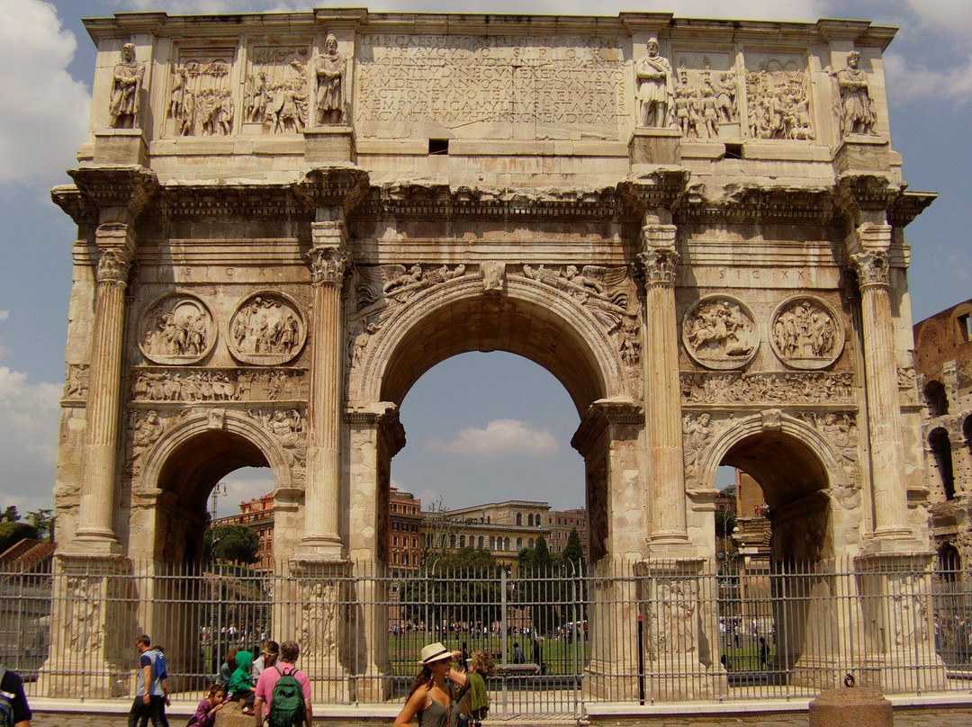 康斯坦丁拱门-罗马必去景点
