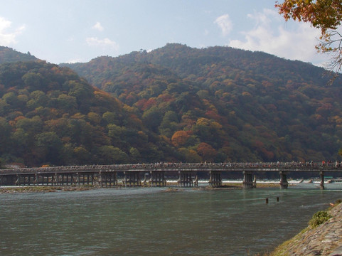 渡月桥-京都市必去景点
