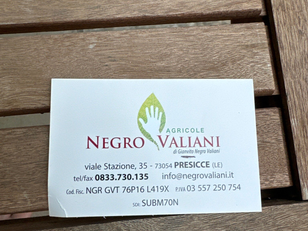 Agricole Negro Valiani-Presicce必去景点