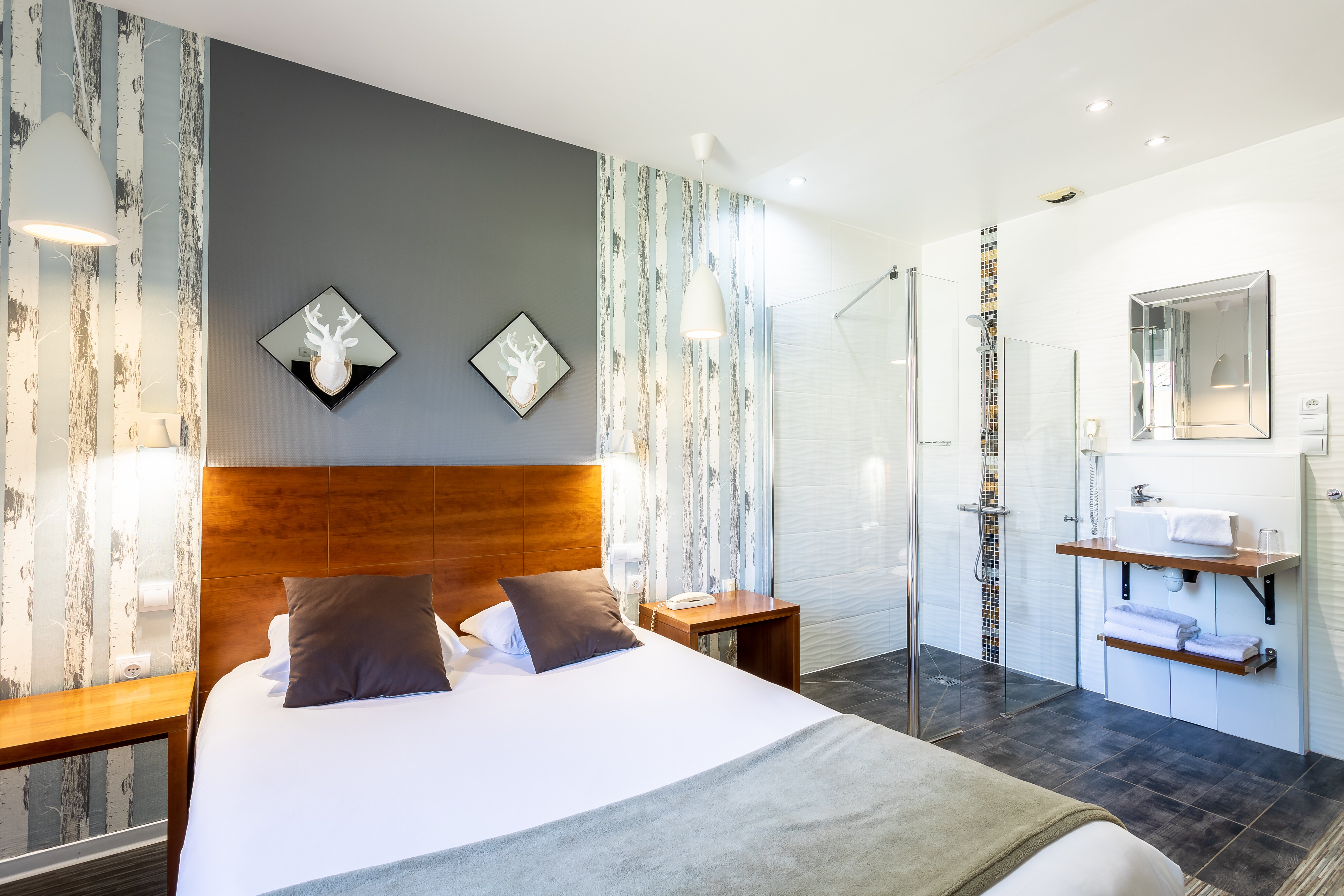 Hôtel Au P'tit Creux Des Landes-客卧