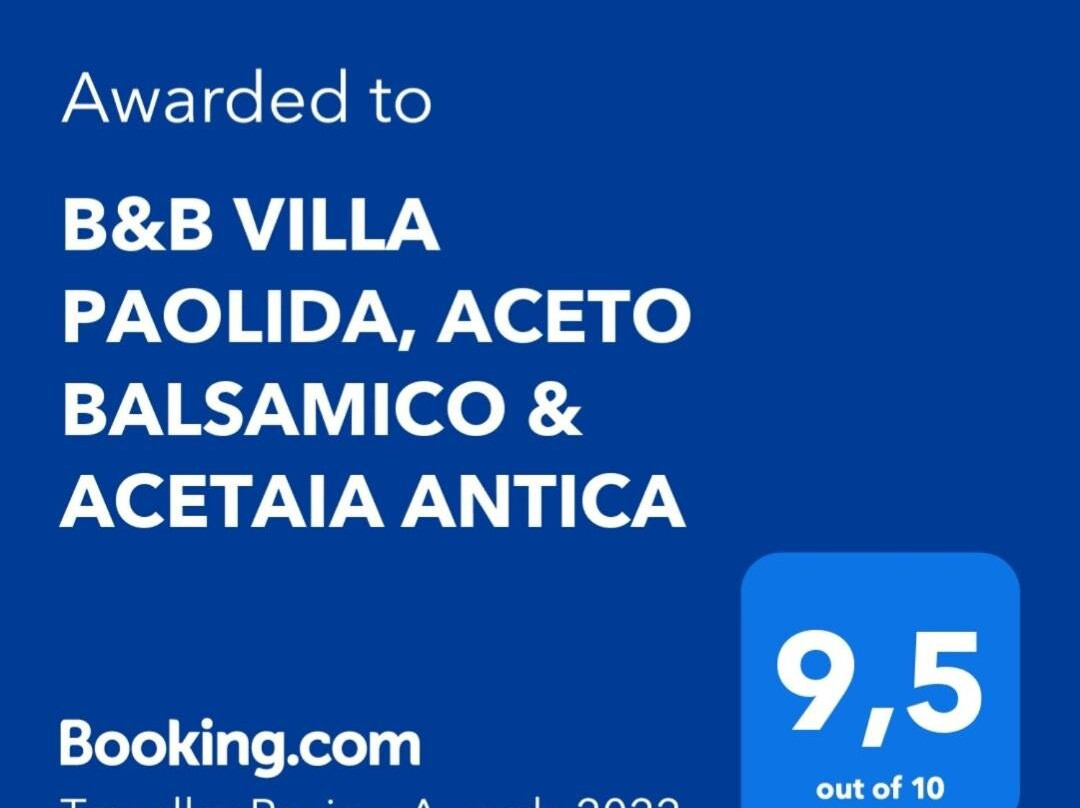 B&B Villa Paolida, Aceto Balsamico & Acetaia Antica