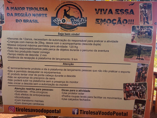 Tirolesa Vôo Do Pontal-Taquarussu必去景点