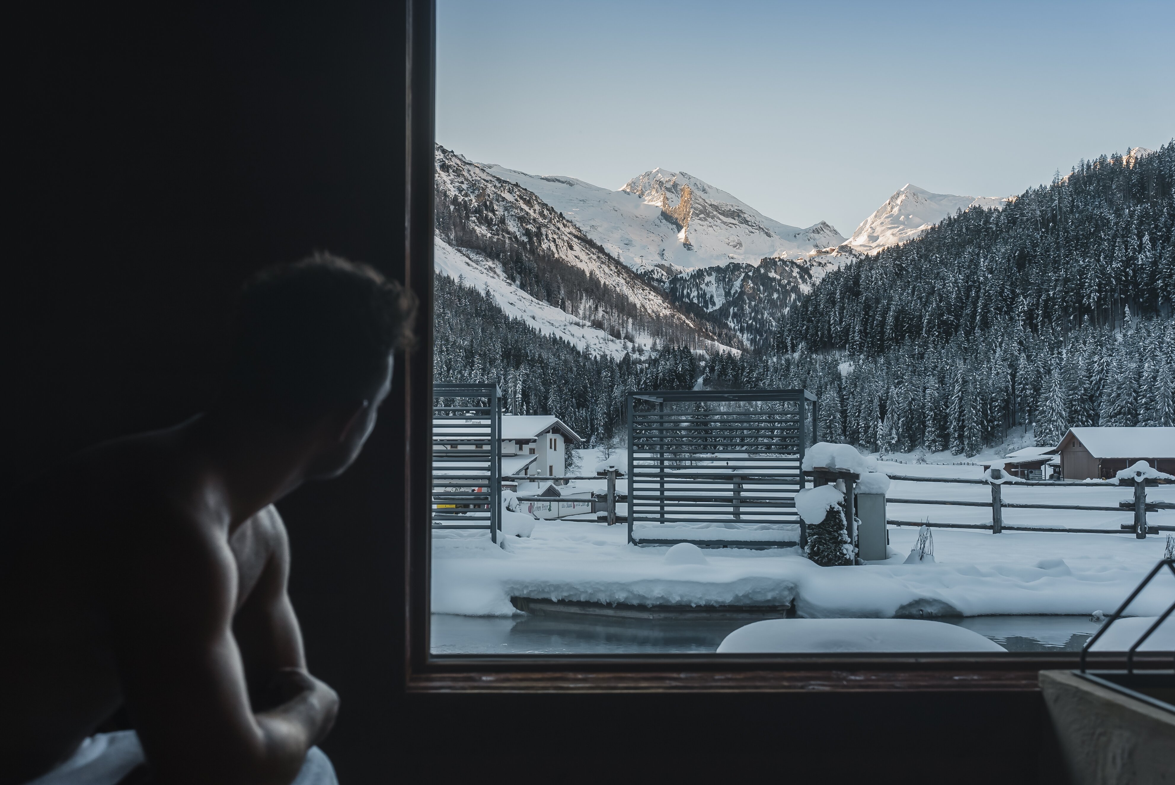 Alpinhotel Berghaus Spa-泳池