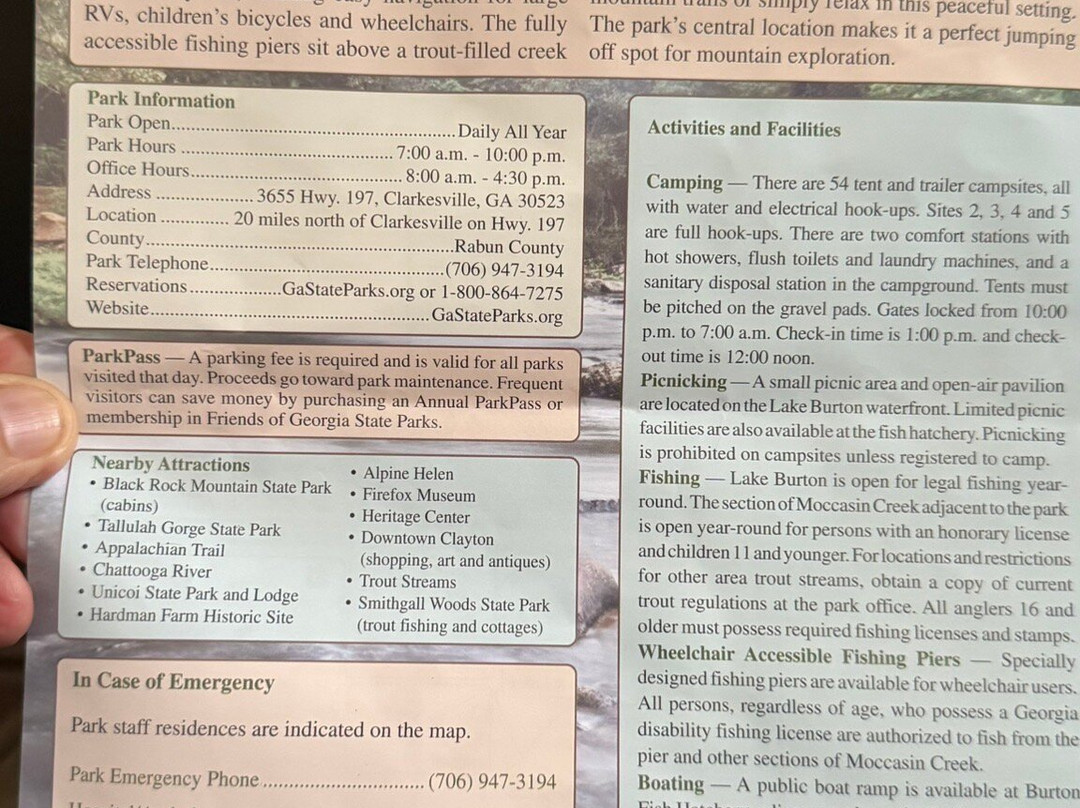 Moccasin Creek State Park-Clarkesville必去景点