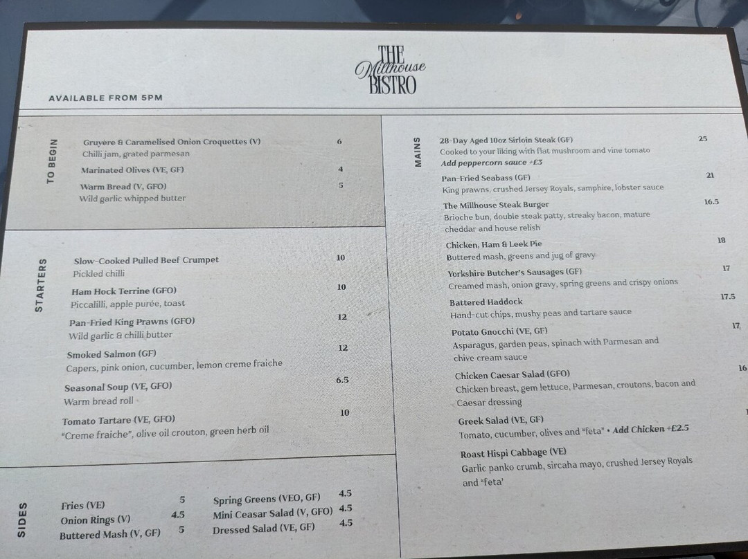 The Millhouse Bistro