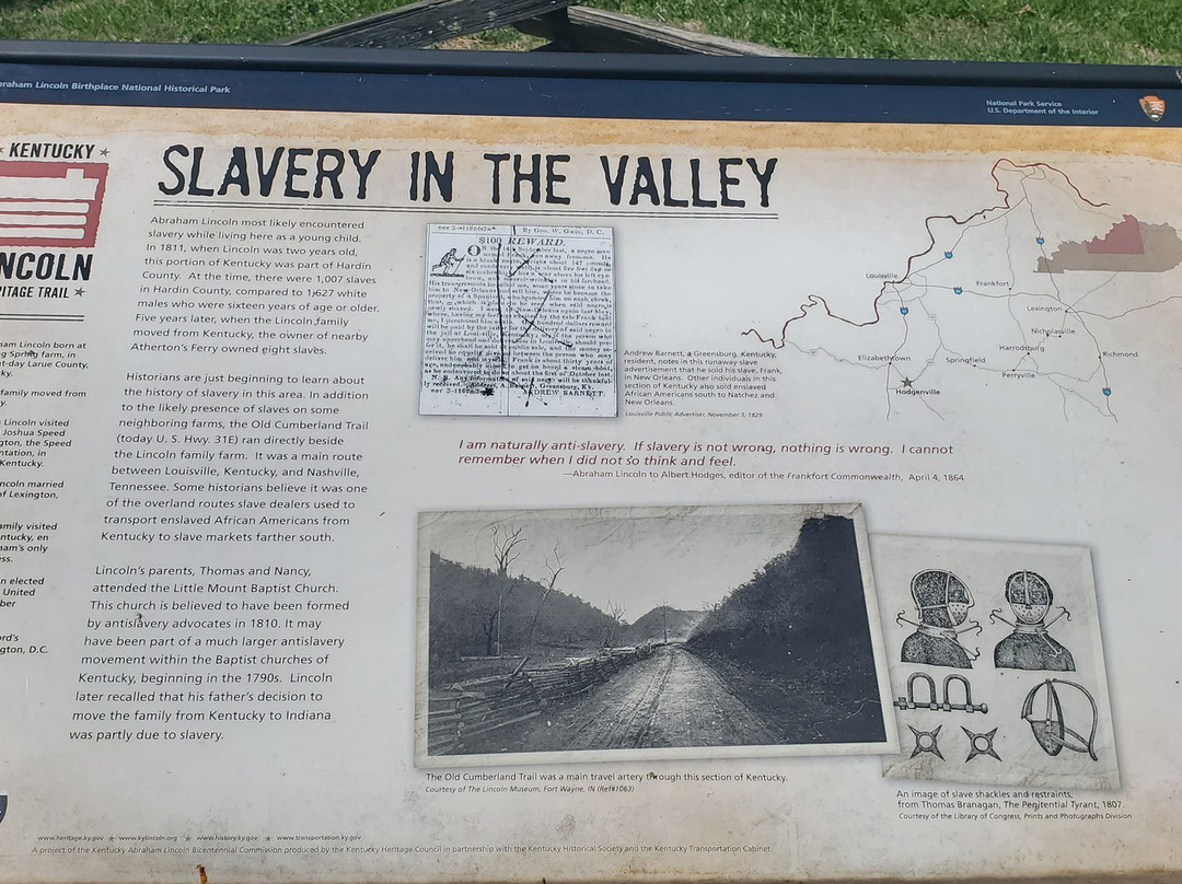Abraham Lincoln Boyhood Home at Knob Creek-Hodgenville必去景点