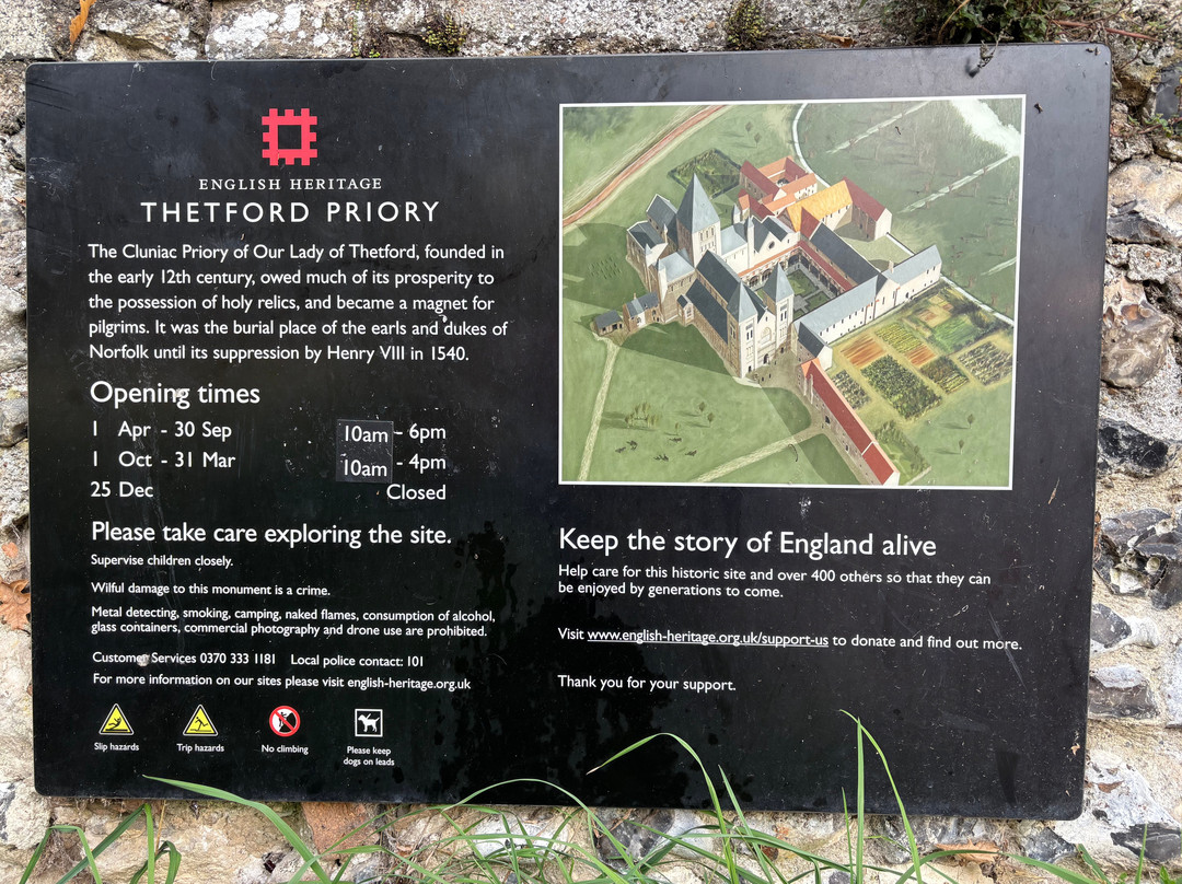Thetford Priory-塞特福德必去景点